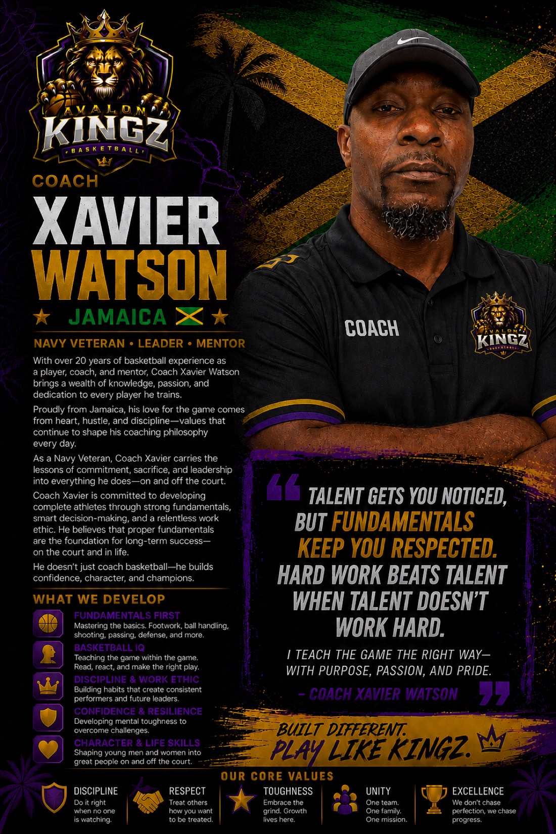 Coach Xavier Watson — Coach, Mentor and Navy Veteran
